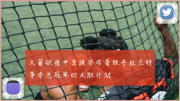 火箭欲借申京换字母哥联手杜兰特争夺总冠军的大胆计划